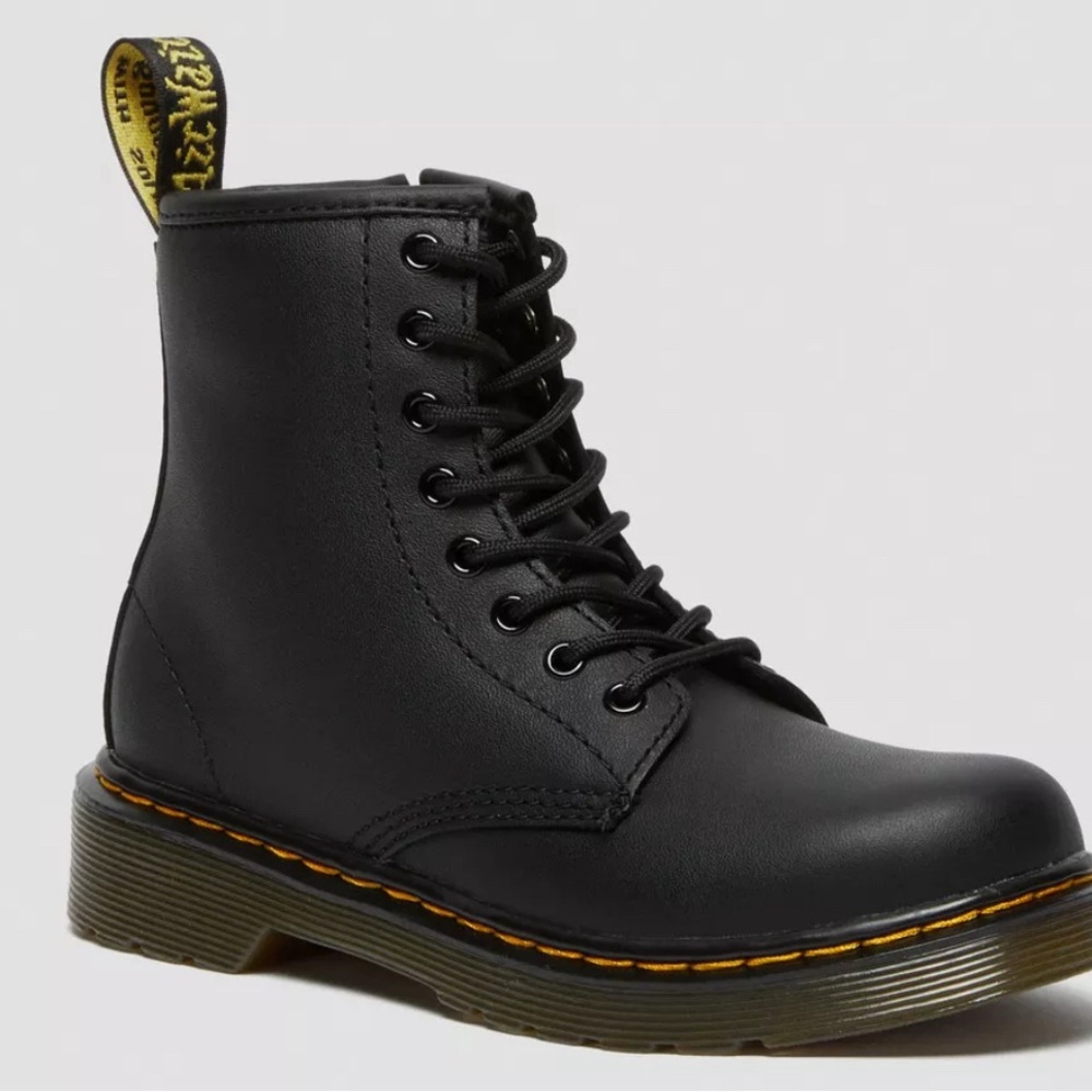 Doc Martens Junior 1460 Softy Leather Lace Up Boots